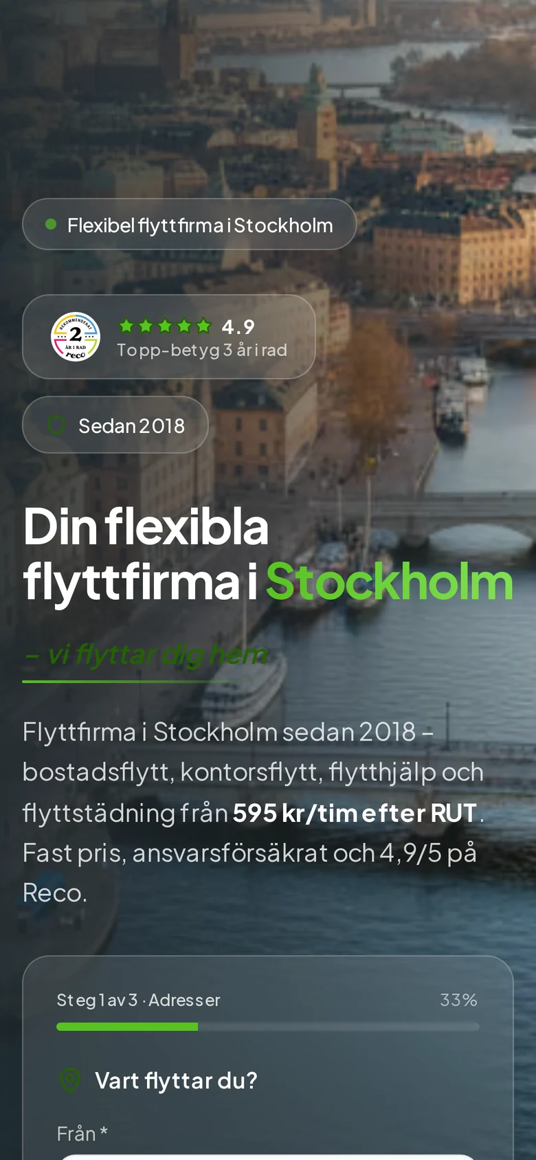 Flexflytt i mobilvy